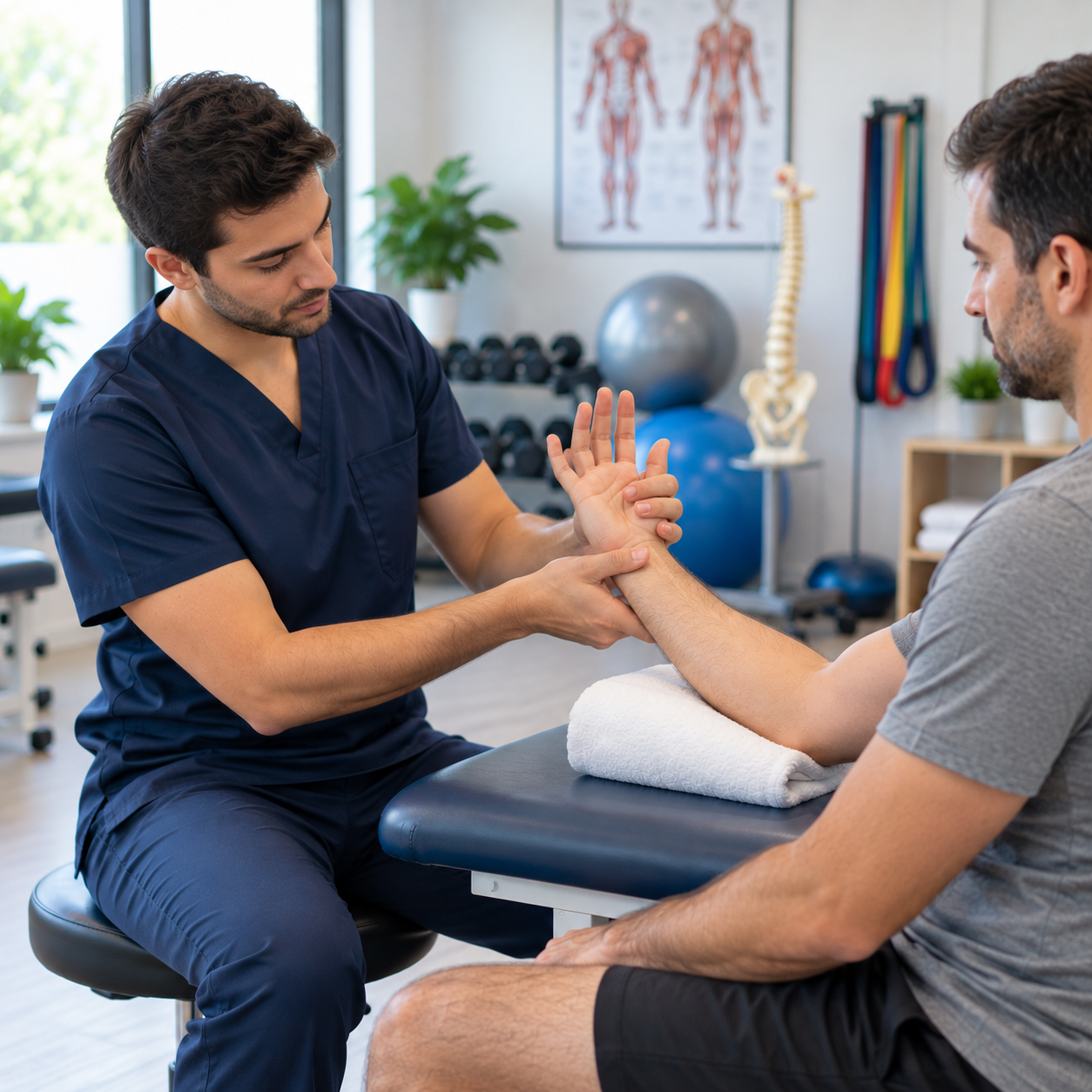 Hand and wrist treatment