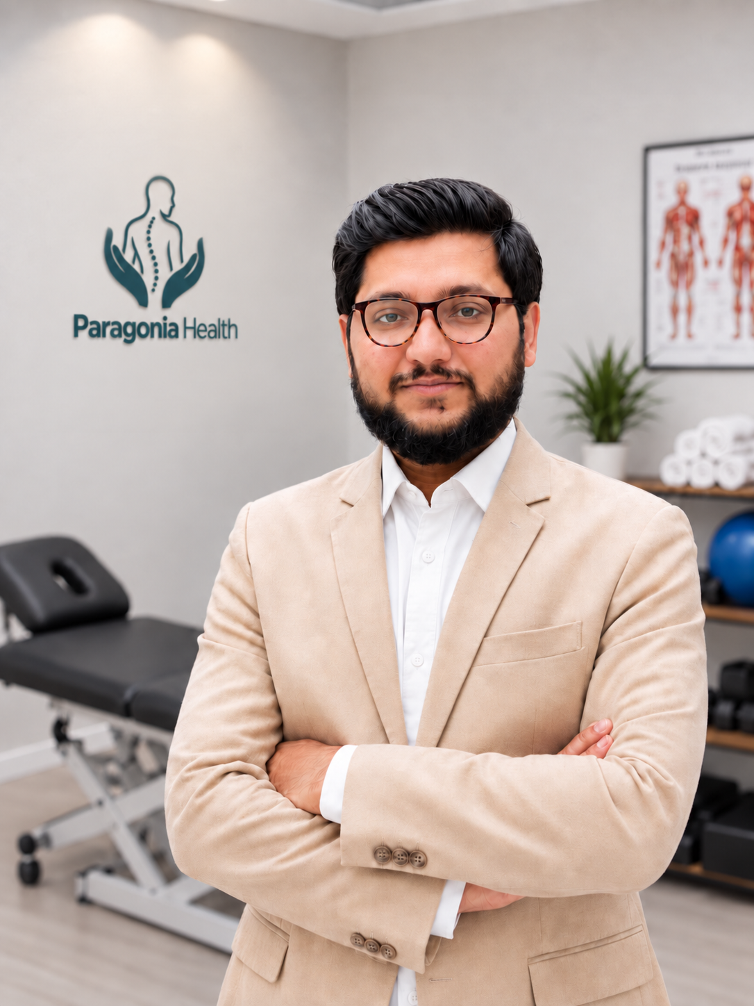 M. Awais Mujahid, Paragonia lead physiotherapist